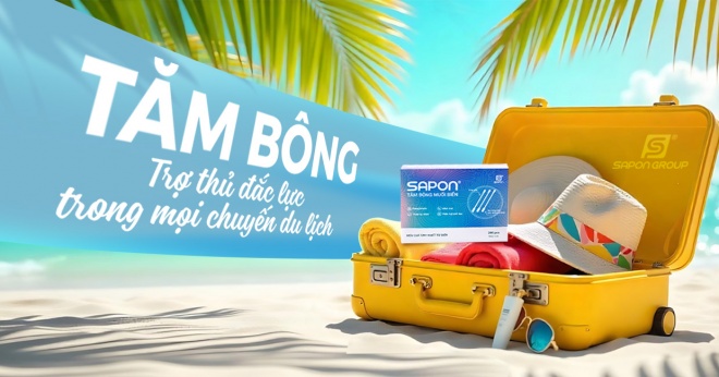 TĂM BÔNG - TRỢ THỦ ĐẮC LỰC TRONG MỌI CHUYẾN DU LỊCH HÈ