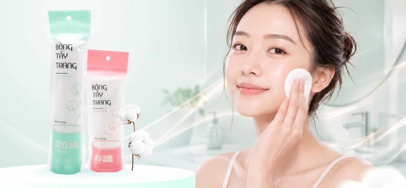 KHÔNG TRANG ĐIỂM CÓ CẦN DÙNG BÔNG TẨY TRANG MỖI NGÀY KHÔNG?