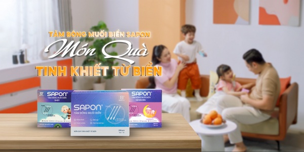 YÊU THƯƠNG GÓI GỌN TRONG TĂM BÔNG MUỐI BIỂN SAPON