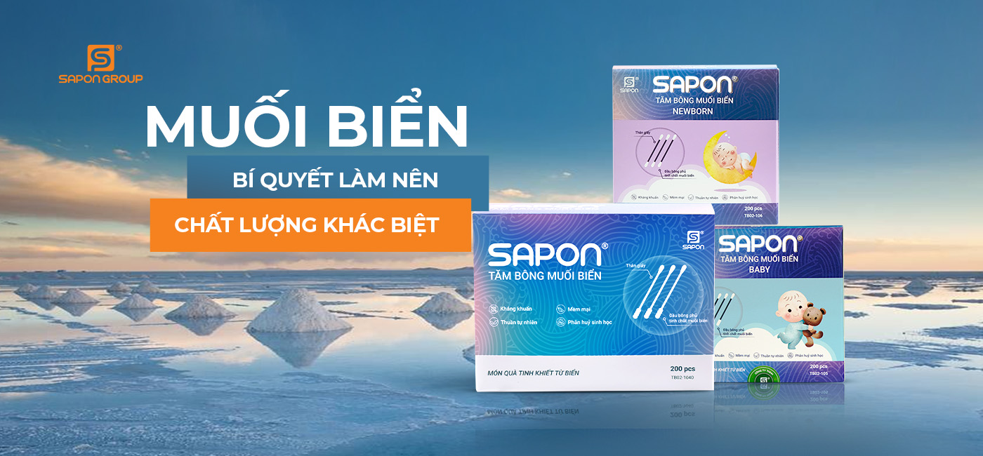 VÌ SAO SAPON CHỌN MUỐI BIỂN? BÍ QUYẾT LÀM NÊN CHẤT LƯỢNG KHÁC BIỆT