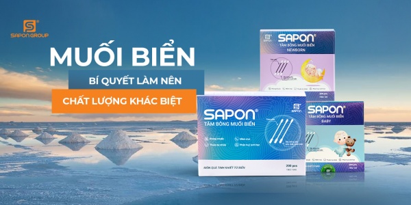 VÌ SAO SAPON CHỌN MUỐI BIỂN? BÍ QUYẾT LÀM NÊN CHẤT LƯỢNG KHÁC BIỆT