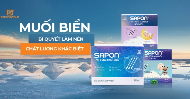 VÌ SAO SAPON CHỌN MUỐI BIỂN? BÍ QUYẾT LÀM NÊN CHẤT LƯỢNG KHÁC BIỆT