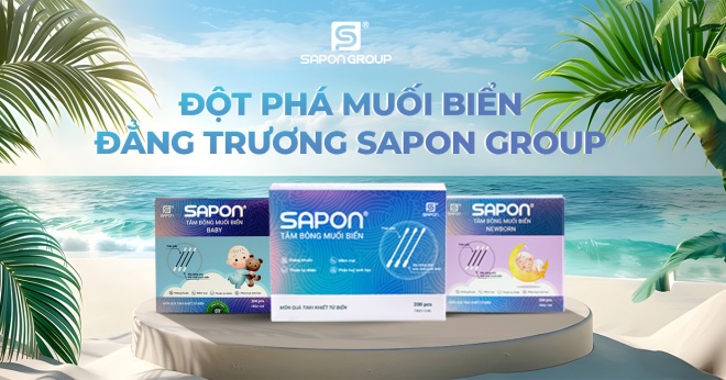 VÌ SAO TĂM BÔNG CẦN DÙNG MUỐI BIỂN? ĐỘT PHÁ MUỐI BIỂN ĐẲNG TRƯƠNG SAPON GROUP