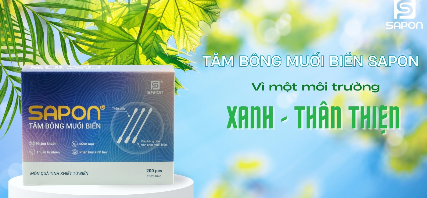 Sử dụng tăm bông bao bì hộp giấy cho một môi trường xanh - thân thiện