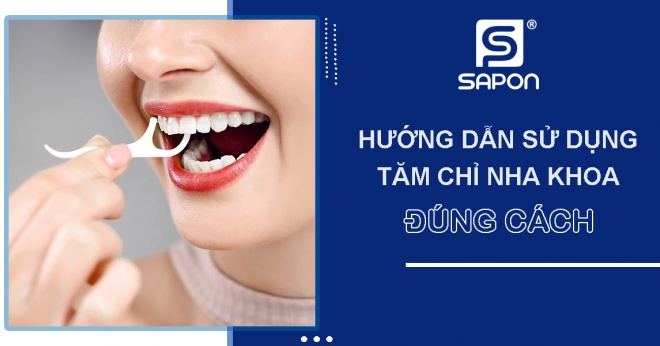 Hướng dẫn sử dụng tăm chỉ nha khoa đúng cách