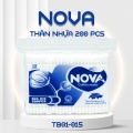 Tăm bông Nova người lớn thân nhựa túi 200 pcs TB01-015