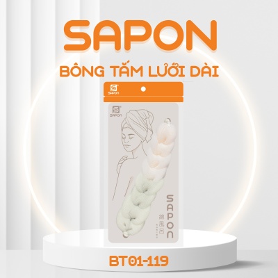 Bông tắm Sapon lưới dài BT01-119