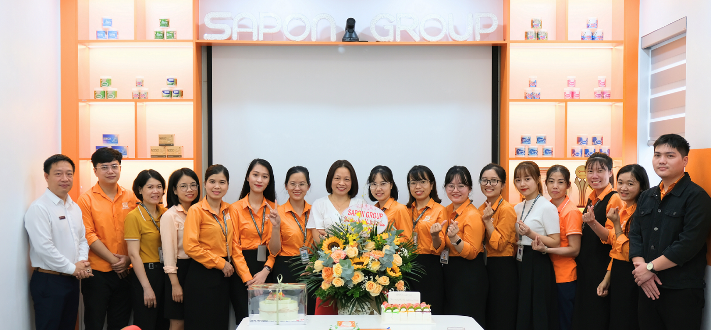 SAPON GROUP chúc mừng ngày phụ nữ Việt Nam 20/10