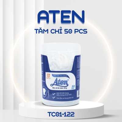 Tăm chỉ nha khoa Aten hộp vát 50pcs TC01-122