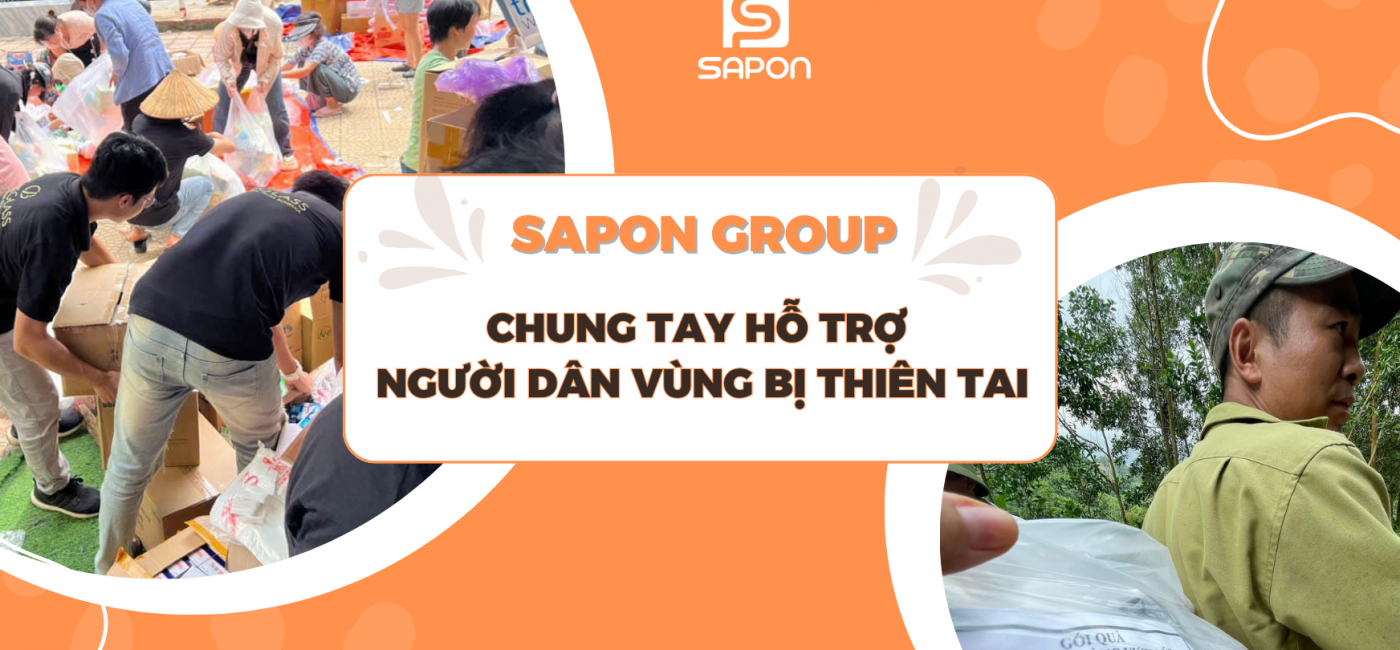 SAPON GROUP Chung Tay Cùng Team Ca Sĩ Thái Thùy Linh Hỗ Trợ Người Dân Vùng Bị Thiên Tai