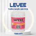 Tăm bông Levee trẻ em thân nhựa hộp 120 pcs SPB-077