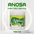 Tăm bông Anosa người lớn thân trúc hộp 200 pcs TB01-156