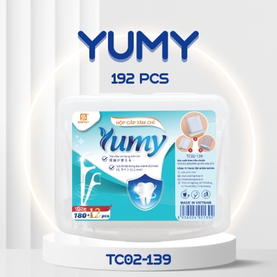 Tăm chỉ Yumy hộp cấp 192pcs TC02-139