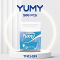 Tăm nhựa Yumy hộp chữ nhật đứng 500pcs TN11-134