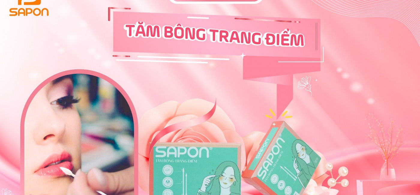 Ra mắt sản phẩm mới: Tăm bông trang điểm Sapon