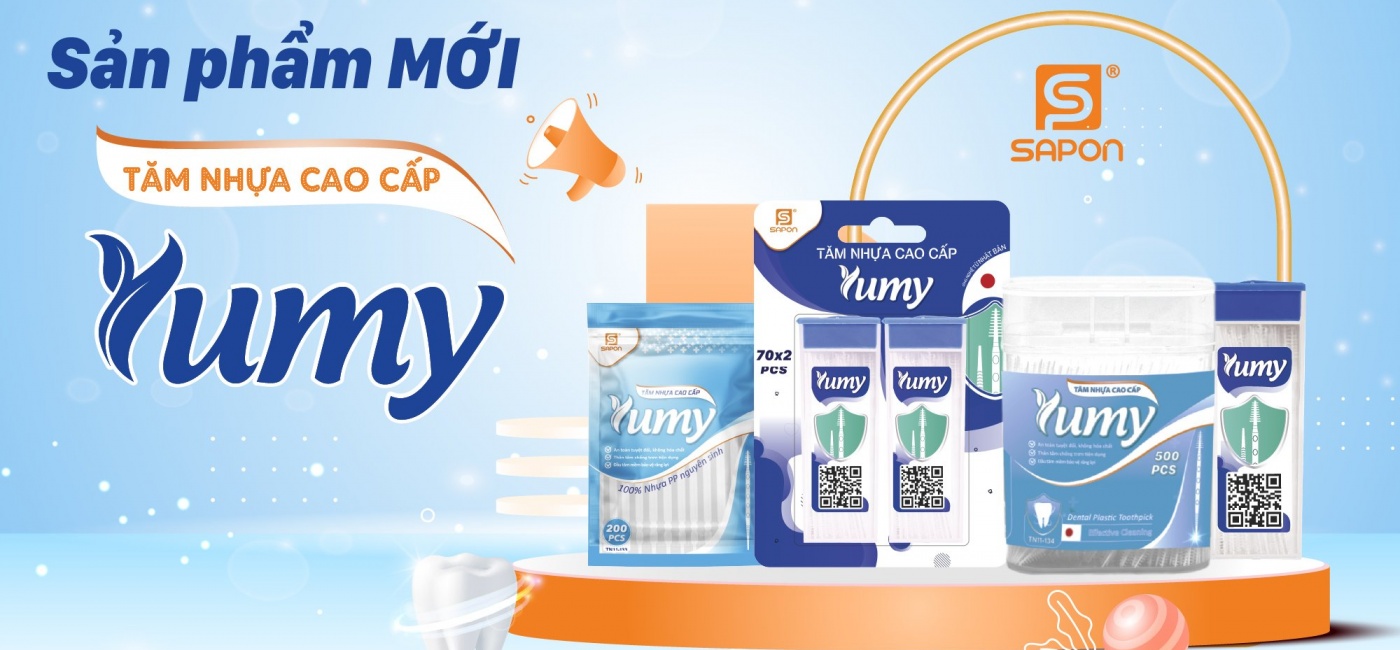 Diện mạo hoàn toàn mới của Tăm nhựa cao cấp Yumy