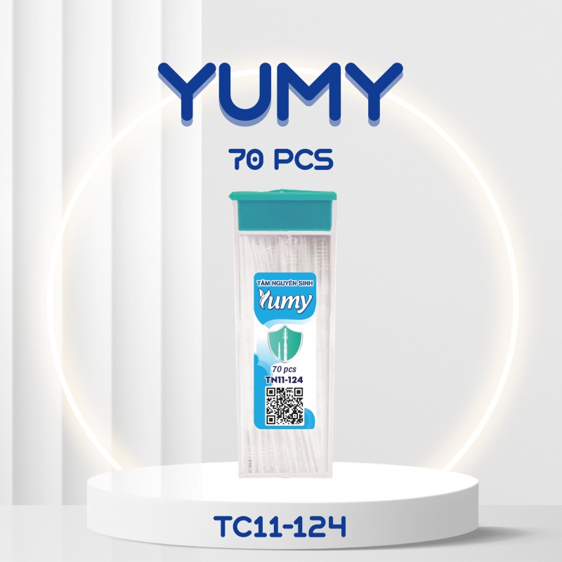 Tăm nhựa Yumy hộp cá nhân 70pcs TN01-126