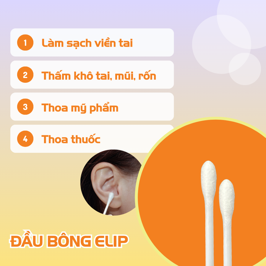 Đầu bông elip