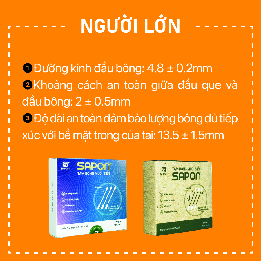 Tiêu chuẩn đầu bông sapon