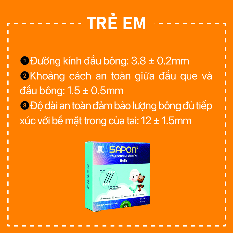 Tiêu chuẩn đầu bông sapon